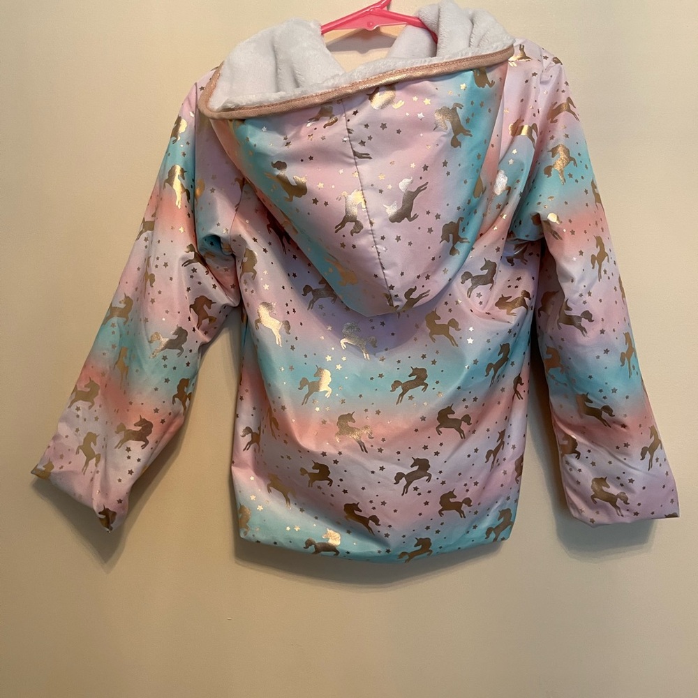 Unicorn Print Kids Jacket - Picture 4 of 4